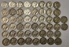Roll of 50 Silver Mercury Dimes $5 Face Value 90% Silver Coins Mixed Dates  VKM3
