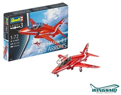 Revell Flugzeuge BAe Hawk T.1 Red Arrows 1:72 04921