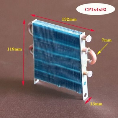 Mini Condenser Radiator Copper Tube Fin Evaporator CP1X5X92