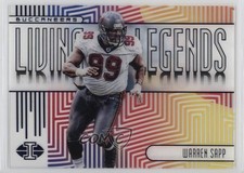 2019 Panini Illusions Living Legends Blue 286/299 Warren Sapp #LL-WS HOF 6o3