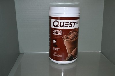 Quest Chocolate Milkshake Protein Powder, 22 g Protein, 1.6 lb, Best By 09/2026