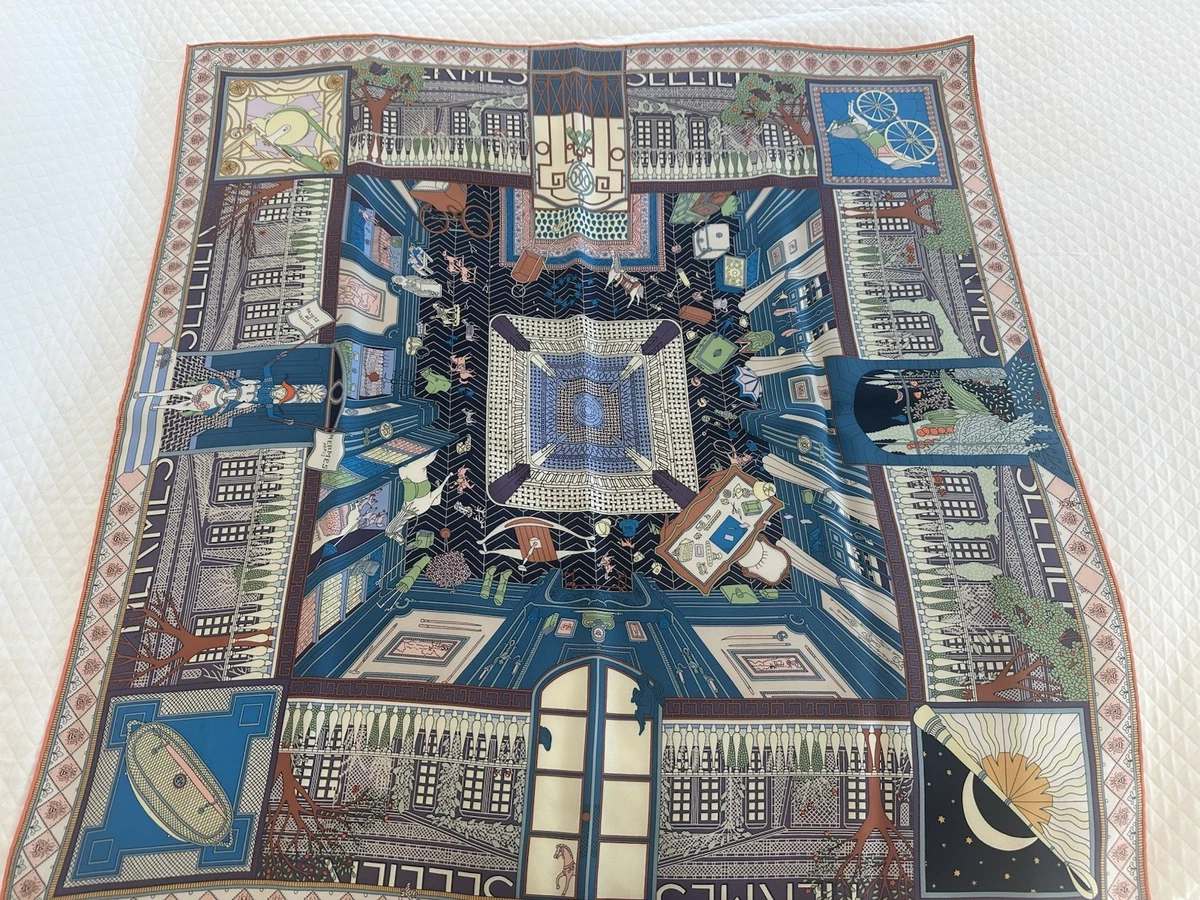 HERMÈS Blue Scarves & Wraps for Women for sale - eBay