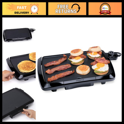 Cool Touch Electric Griddle, Non-Stick Surface, Large Cooking Area, Easy Cleanup