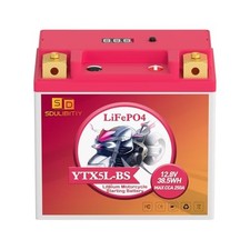 YTX5L-BS Lithium Motorcycle Battery LiFePO4 Powersport 12.8V 3Ah YTX5L-3AH