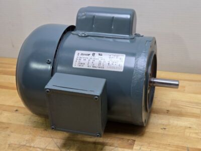 Reliance AC Motor C56H6048, 1/2 HP, 115/208-230 VAC, 1 Ph, 1740 RPM, 56 Frame