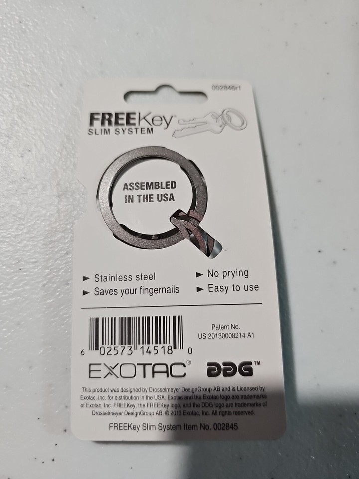 Porte-clés FreeKey Slim System - Anneaux Porte-clés Ultraléger Pratique - Foto 5