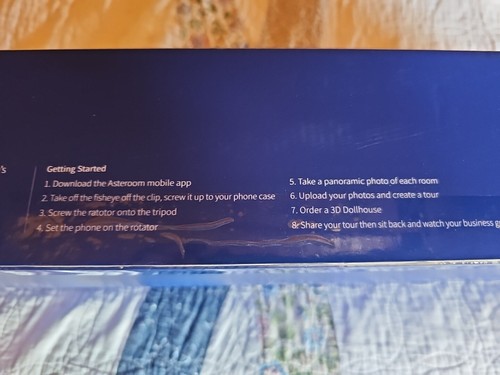 NIB ASTEROOM 3D Tour Kit - Photo 7 sur 7