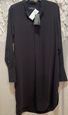 Polo Ralph Lauren Women’s Long-Sleeve Dress Size 6 Black Monogram NWT $268