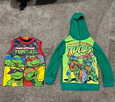 tmnt ninja turtles kids size 4 sweatshirt and shirt