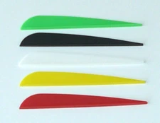 Crossbow Parabolic Vanes 4" Fletches 100 Pc, Bolts 5 Colors Choice Fletchings