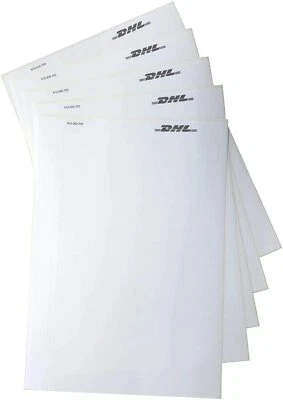 MEVALON-PRODUKTE 500 x DHL Versandetiketten A5 Paket Etiketten Selbstklebend Label Aufkleber