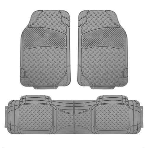 3pcs Floor Mats for Auto Car SUV Van SemiCustom Trimmable Vinyl Floor
