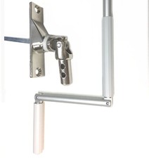 Kurbelstange Kurbel Stange 80 - 140 Gelenk 22x85 Stab 300 mm Rolladen Silber CH