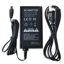 AC Adaptery Charger For Canon OPTURA CA-560 ZR10 ZR20 ZR25MC ZR30MC ZR40 ZR45MC