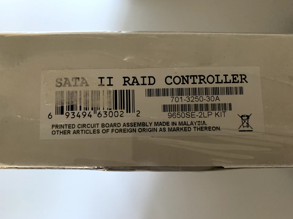 LSI 3ware 9650SE 2-Port SATA II RAID Controller Card (9650SE-2LP) - Image 3 of 3