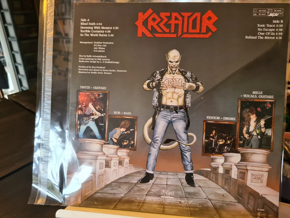 KREATOR – Terrible Certainty ORIG  1987 German NM/NM Noise INTERNATIONAL N0086 Foto 2 de 4