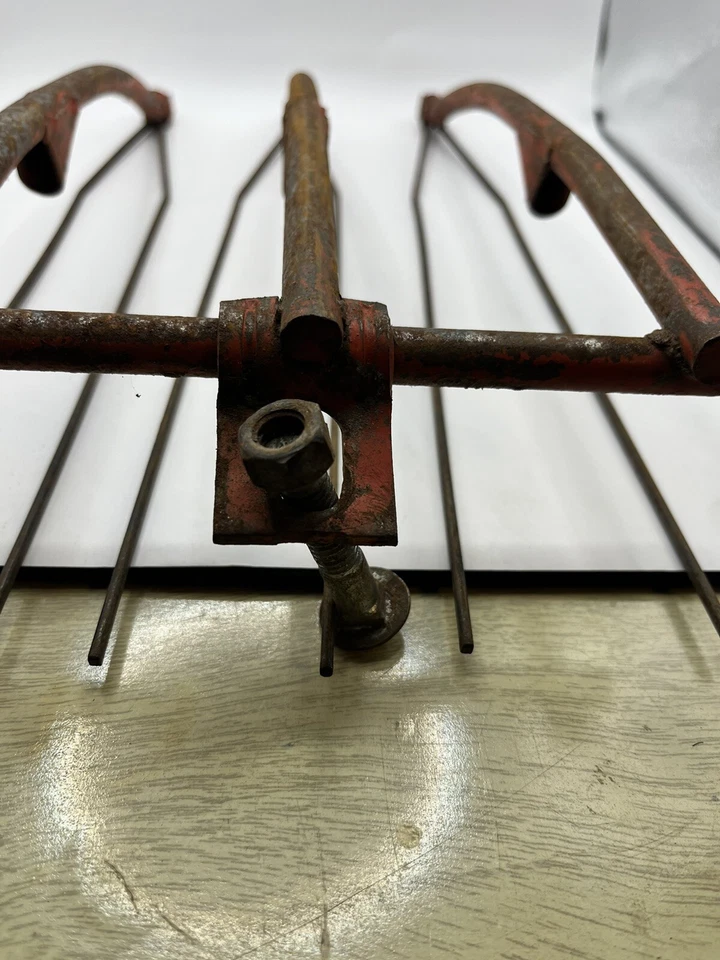 Vintage Milo Combine Teeth 16” Inch | Metal | Red - Image 3 of 4