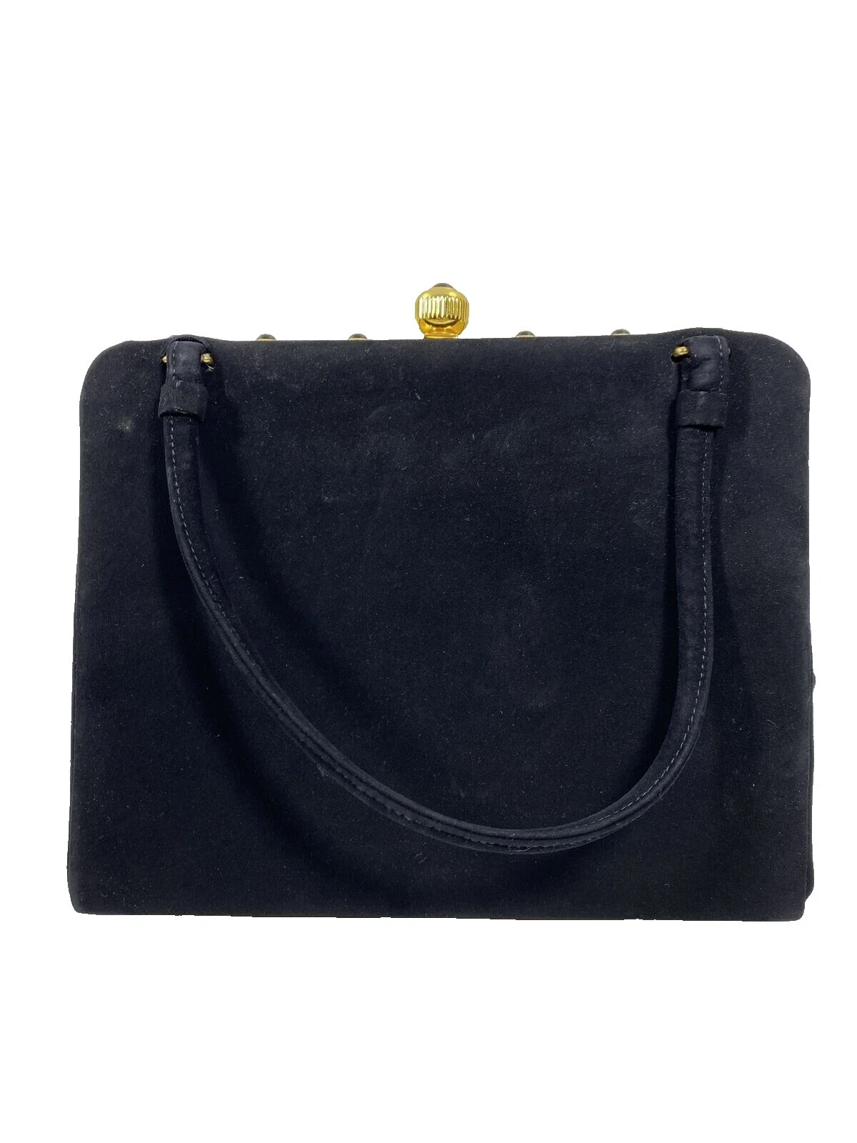 Ocasión especial cuero negro vintage Bolsas, Bolsos y estuches