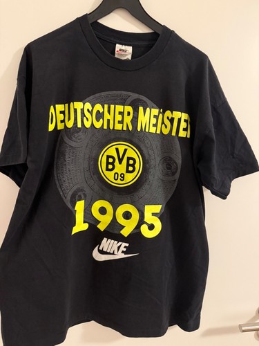 NIKE Borussia Dortmund | BVB | T-Shirt | Deutscher Meister 1995 | L gefühlt XL