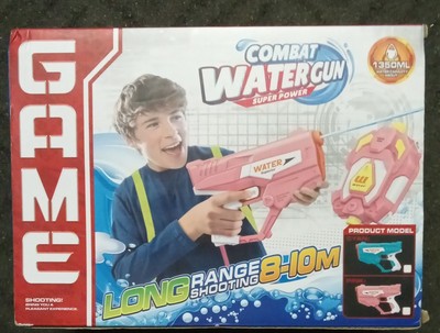 Automatic Electric Water Gun 40+ft Long Range  Auto Pump Water  Squirt  Gun ...