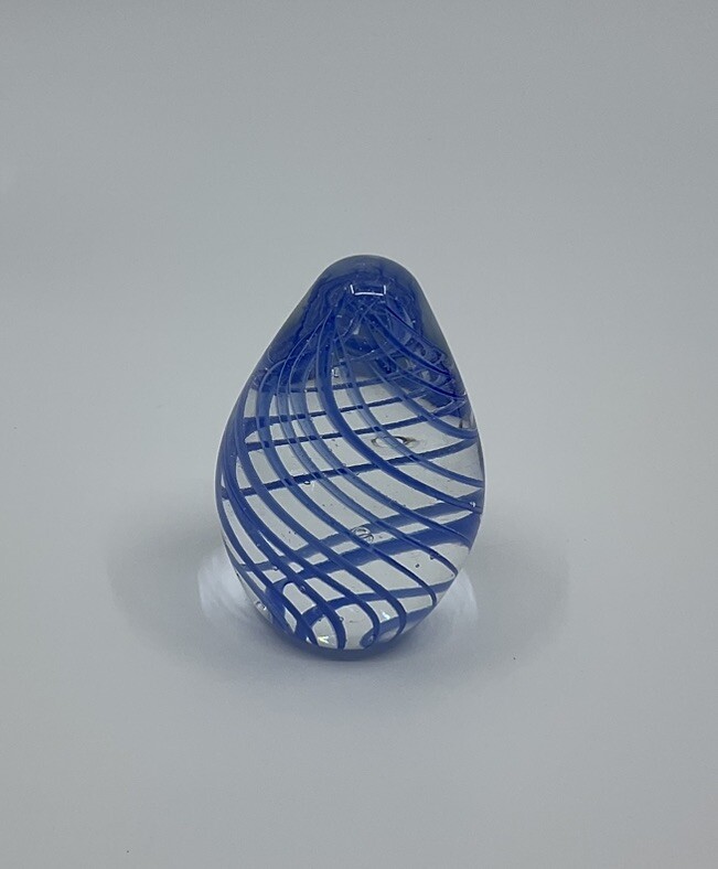 置物 Murano Glass Italy Egg Paperweight Medium Murano Art Glass Paperweight Egg Shaped Close Packed Millefiori