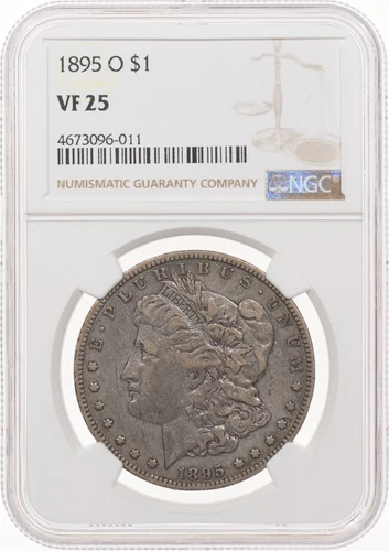 1895-O $1 NGC VF25 Morgan Silver Dollar