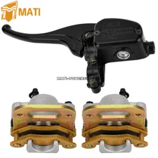 Front Brake Calipers+Brake Master Cylinder for Polaris Trail Boss 350L 4X4 90-93