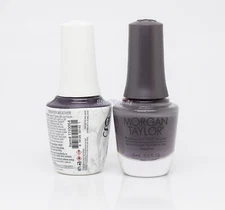 Gelish DUO Soak Off Gel Polish + Morgan Taylor Lacquer - #064 Sweater Weather