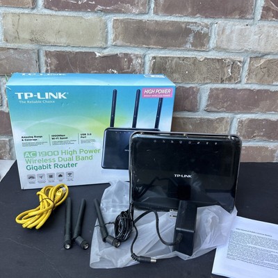 TP-Link AC1900 High Power Wireless Wi-Fi Gigabit Router, Detachable Antennas