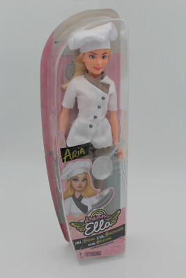 MGA's Dream Ella I AM A Baker Aria Fashion Doll, Includes Chef Outfit Set New 