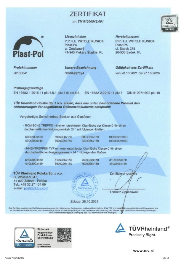 Gfk Schwimmbecken mit Überdachung, 610x300x150 Pool Poolhalle Hersteller SET - Bild 3 von 4