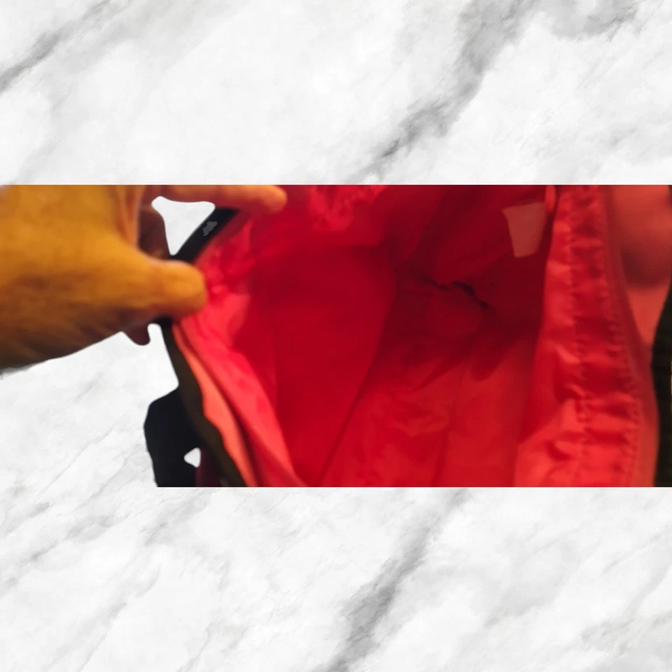 DISNEY BABY DIAPER SHOULDER BAG MINNIE MOUSE BLACK & WHITE POLKA DOT LARGE TOTE - Image 4 of 4