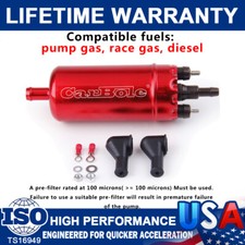 Inline High Pressure Fuel Pump Installation Kit Universal Replacement 0580464070