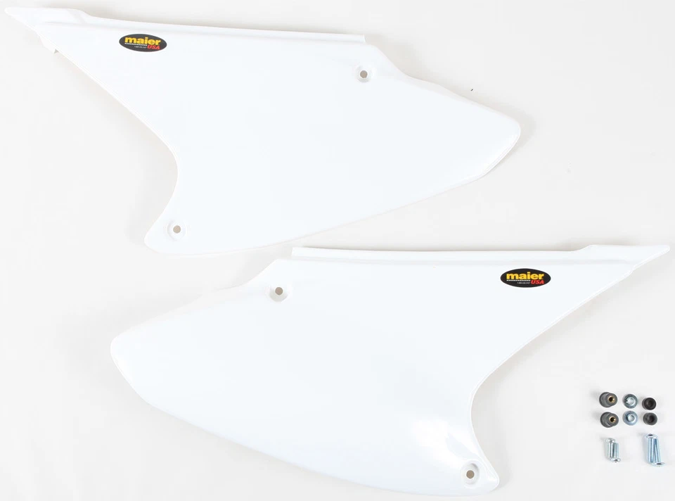 Paneles laterales Maier para Honda CRF230F 2003-12 - blanco - 206051 Foto 2 de 2