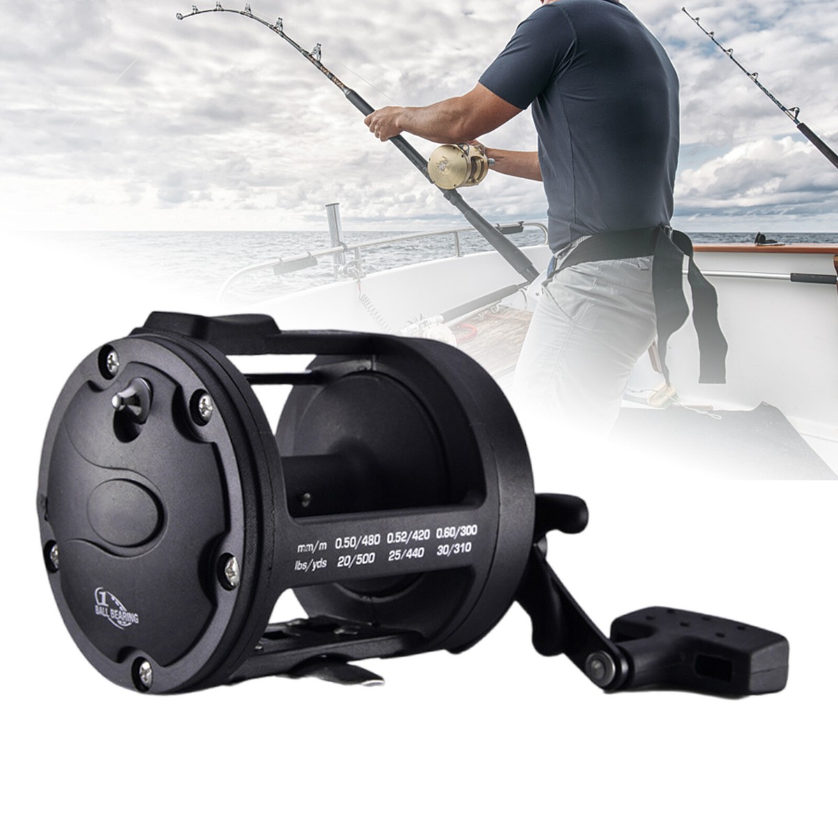 Right Hand Saltwater Fishing Reels Casting Sea Fishing Reel