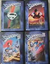 Lot of Superman The Movie 1-4 (DVD) Mint Condition! Superhero Christopher Reeve