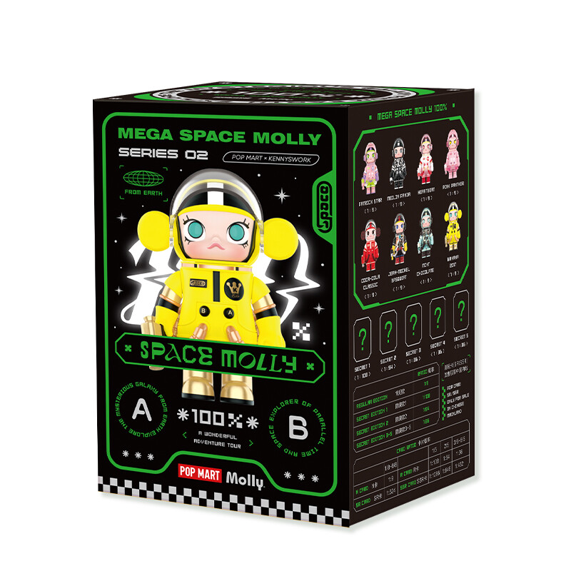 POPMART MEGA SPACE MOLLY 100% Anniversary Series Blind Box Gift