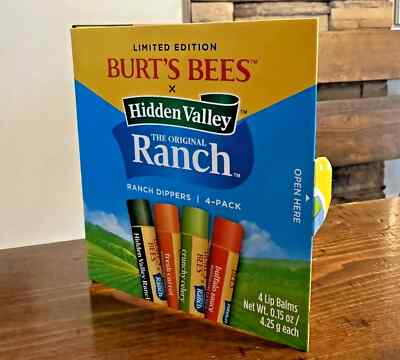 Burt's Bees x Hidden Valley Ranch Dippers Limited Edition Lip Balm - IN HAND!