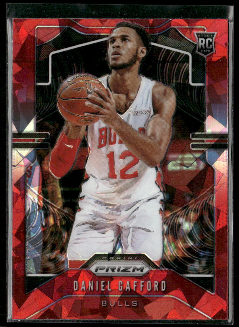 2019-20 Panini Prizm #294 Daniel Gafford #294 Red Ice