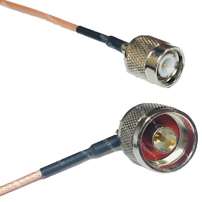 RG316 TNC MALE to N MALE ANGLE RF Cable Rapid-SHIP LOT