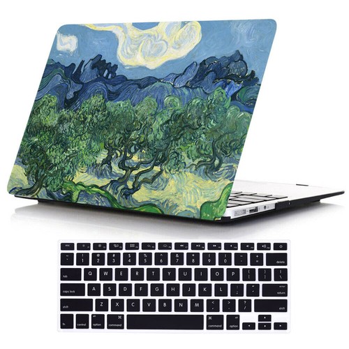 Novel Pattern Case For Macbook M3 Air 13 15 Pro 16 14 11 12 inch+Keyboard Cover - Picture 22 of 64