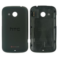 Original Htc Desire C A320E Akkudeckel Abdeckung Cover GehäUse, Schwarz