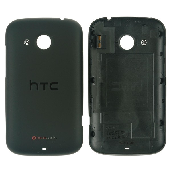 Original Htc Desire C A320E Akkudeckel Abdeckung Cover GehäUse, Schwarz-image