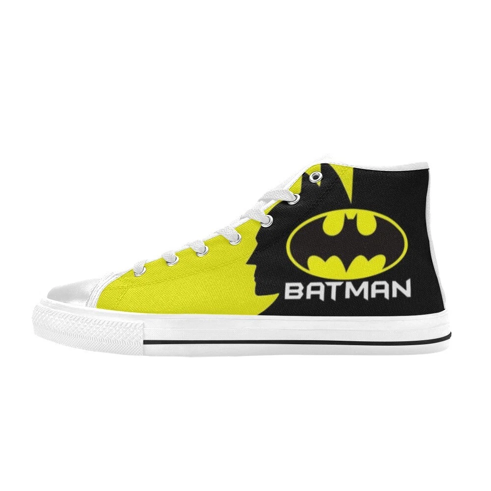 Batman Sneakers Custom High Top Men's Canvas Athletic Shoes