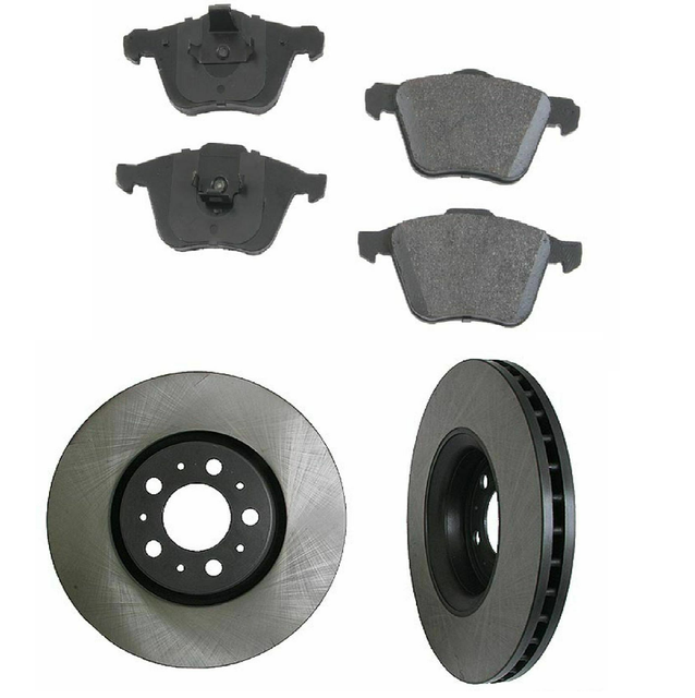 x2 FRONT Brakes Brake Rotor Pad Set Kit For VOLVO 20032014 WITH 316mm