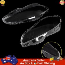 Pair Front Headlight Lens Cover Shell Clear For Jaguar XJ XJL 2010-2019