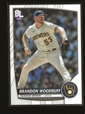 2023 Topps Big League Brandon Woodruff  Base Card Milwaukee Brewers (#137)