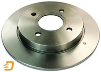 2X Bremsscheibe Denckermann B130046 2 Bremsscheiben Hinterachse Hinten FüR Ford