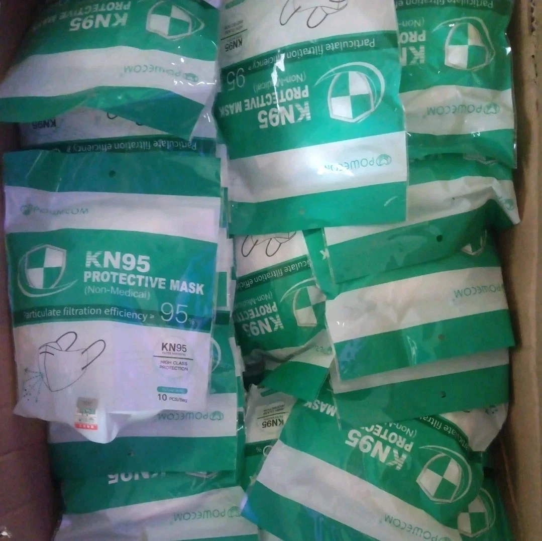 KN95 Adult Face Masks High Quality Mask 7 Bags Lot - 10 Count Bag