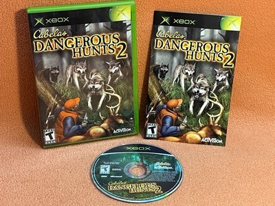 Cabela's Dangerous Hunts 2 XBOX Original Microsoft Game Complete REG Card!